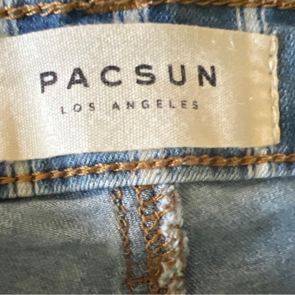 PacSun Shortie Jean Shorts size girls 22 - Picture 3 of 5